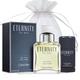 Mens Eternity Gift Set Bundle - CK Eternity 100ml Aftershave & CK Eternity Deoderant Stick + Organza Bag