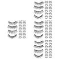 80 Pairs Eyelashes Fake Eyelash Lash Fake Lashes with Lashes Short Fake Eye Lashes Eye Lash Extension Cosmetic Lashes Eye Lash Strip Diy Fake Lashes 3d Set Imitation Bulk