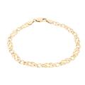 Jollys Jewellers Women's 9Carat Yellow Gold 7.25" Fancy Celtic Bracelet (5mm Wide)