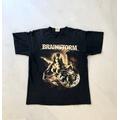 "Original Bandshirt \"Brainstorm\", vintage Tourshirt 2004, Power-Metal, Deutschland, Größe L, Metal shirt"