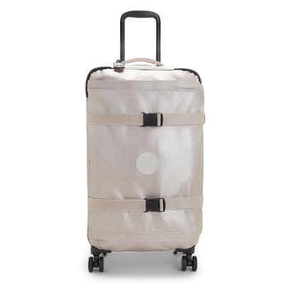 Kipling Basic Plus Spontaneous M 4 Rollen Trolley 66 cm Silber Damen Image