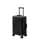 Travel Suitcases with Wheels All-Aluminium-Magnesium Alloy Luggage Aluminum Alloy Trolley Case Aluminum Frame Metal Suitcase Fashion Simple Luggage (Color : A, Size : 26inch)