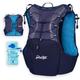 Runlight Running Hydration Vest Lightweight Hydration Vest for Women Men Reflective Running Water Vest with 1.5L Water Bladder Breathable Hydration Pack for Hiking Marathon Cycling Trail (Blue)