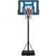 costoffs Portable Basketball Hoop and Stand Indoor Basketball Net Set Outdoor Basketball Set System Adjustable Height 227-303.5cm, with 39inch Basketball Backboard