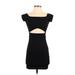 Privy Cocktail Dress - Bodycon: Black Solid Dresses - Women's Size Small