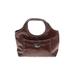 Nine West Leather Tote Bag: Brown Solid Bags