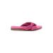 Anne Klein Sandals: Pink Print Shoes - Women's Size 7 1/2 - Open Toe