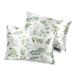 Sweet Jojo Designs 2 Piece Microfiber/Polyester Guest Room Pillowcase Case Pack Silk/Satin in White | Wayfair 2P-Case-Botanical-SAT