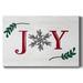 The Holiday Aisle® Joy Snowflake Canvas, Solid Wood in White | 24 H x 36 W x 1.5 D in | Wayfair A03956B10F144BCD8923E15208AF4EE9