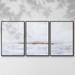 Wrought Studio™ Polar Divide I - Multi Piece Framed Canvas in Blue/Brown/White | 24 H x 48 W x 2 D in | Wayfair F8D870ACEB0942D69CF138E199F04A56