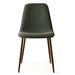 Wade Logan® Benvinda Polyester Upholstered Back Side Chair Wood in Brown | 35 H x 17 W x 19 D in | Wayfair 5BB605021FCD42268FFC091337C133E2