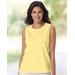 Appleseeds Women's Dot Tank - Yellow - L - Misses