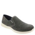 Nunn Bush Conway EZ Canvas Moc Toe Slip-On - Mens 8 Grey Slip On W