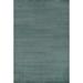 Aqua Blue Modern Gabbeh Oriental Area Rug Hand-Knotted Wool Carpet - 6'3" x 9'0"