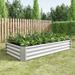 Large Outdoor Raised Garden Bed Metal Deep Root Box Planter Rectangle Gardening Planter Raised Bed Flower Bed