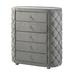 Nemethe Grey Chest with 6 Storage Drawer