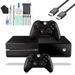 Microsoft Xbox One Original 500GB Gaming Console Black with 2 Controller HDMI Cable Cleaning Kit Bundle Like New