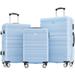 3PCS Expandable ABS Hardshell Suitcase Luggage Sets with TSA Lock,20"/24"/28"