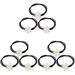 9 pcs Christmas Snowflake Hair Ties Elastic Hair Rope Hair Band Hair Accessory