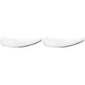 2 PCS Stainless Steel Ointment Spoon Blenders Facial Mask Scoop Silicone Ladle Mini Blender Makeup Spatulas