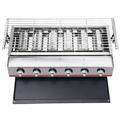 MIDUO 6 Burner BBQ Grill with w/Anti-slip Feet Cabinet Style Stainless Steel Barbecue Cooker NEW