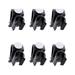 6PCS Club Clip Putter Clamp Clip On Holder Organizer Ball Marker for Accessories Supplies (Black)