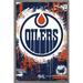 NHL Edmonton Oilers - Maximalist Logo 23 Wall Poster 14.725 x 22.375 Framed