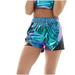 Spring Saving Clearance AXXD Compression Shorts for Lady Athletic Faux Leather Pocket Loose Elastic Waist Short Patchwork Multi-color Pants Shorts Summer Womens Clothing Clearance Under $5