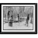 Historic Framed Print Men pouring [maple] sap into gathering tanks Horse Shoe Forestry Co. Horse Shoe St. Laurance Co. N.Y. 17-7/8 x 21-7/8