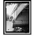 Historic Framed Print First Street Bridge Spanning Napa River at First Street between Soscol Napa Napa County CA - 5 17-7/8 x 21-7/8