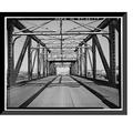 Historic Framed Print Chapel Street Swing Bridge Spanning Mill River on Chapel Street New Haven New Haven County CT - 17 17-7/8 x 21-7/8