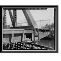 Historic Framed Print Chapel Street Swing Bridge Spanning Mill River on Chapel Street New Haven New Haven County CT - 15 17-7/8 x 21-7/8
