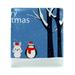 OWNTA Cute Christmas Animals Background Pattern Premium PU Leather Book Protector: Stylish and Durable Book Covers for Checkbook Notebooks and More - 9.8x11 inches