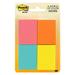 Post-it Mini Notes 1.5 in x 2 in 8 Pads America s #1 Favorite Sticky Notes Jaipur Collection Bold Colors (Green Yellow Orange Purple Blue) Clean Removal Recyclable (653-AU)