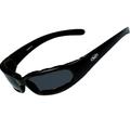 Chicopee Foam Padded Sunglasses (Frame Color: Gloss Black Lens Color: Photochromic Yellow/Smoke)