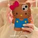 Sanrio Kittys Melody Kuromi Kawaii Phone Case for Iphone 14 13 12 11 Pro Max Hawaii Series Shockproof Silicone Protective Cover