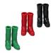 3 Pairs of Mini Boot Model Toy House Shoes Mini Scene Adornments Rain Boots Decors