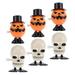 6 Pcs Halloween Wind Toys for Kids Funny Jumping and Walking Pumpkin Clockwork Toys Small Halloween Kids Toys for Party Favors Treat Bag Stuffers Goodie Bag Fillers