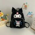 Sanrio Cinnamoroll My Melody Plush Backpack Kawaii Girl Backpack Anime Cute Plushie Dog Cartoon Lolita Plush Bag Toy Birthday