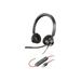 Poly Blackwire 3325 Microsoft Teams Certified USB-A Headset TAA - Stereo - Mini-phone (3.5mm) USB Type A - Wired - 32 Ohm - 20 Hz - 20 kHz - On-ear - Binaural - Ear-cup - 7 ft Cable - Omni-directi...
