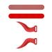 NUOLUX 1 Pair Devil Horn Demons Horn For Headphone Silicone Headset Decoration