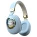 Kids Headphones with LED Light Up Kids Cat Wireless Bluetooth Headphones with Microphone & 3.5mm Jack Teens Toddlers Wireless Headphones with Adjustable Headband for Tablet/PC Christmas Gift