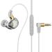 Huanledash In-ear Earphone Stereo Sound Line Control Distortion-free Super Bass with Mic Enjoy Music Plug-and-Play Sports Wired Earphone In-ear Headset Phone Supplies