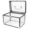 CD DVD Storage Box Acrylic CD Organizer Case Practical Clear Storage Box for Albums Books