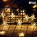 Apepal New Years Decor Toys Gifts USB Star String Lights 19.7 Ft Star String Lights 40 LED Warm White Star Lights For Bedroom Party Wedding Xmas Holiday Light Decorations