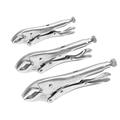 IRWIN® Vise-Grip® VIS10508020 Curved Jaw Locking Pliers Set of 3 (5CR/7CR/10CR)