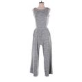 Ann Taylor LOFT Jumpsuit: Gray Marled Jumpsuits - Women's Size X-Small