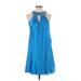 Marc Bouwer Glamit! Casual Dress: Blue Dresses - Women's Size 4