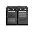 Stoves Richmond ST RICH S1100DF MK22 BK 100cm Dual Fuel Range Cooker - Black - A Rated