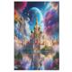 1000 Piece Jigsaw Puzzle Game Castle Jigsaw Puzzles for Adults And Kids, Woodenboard Puzzles Home Decoration （78×53cm）